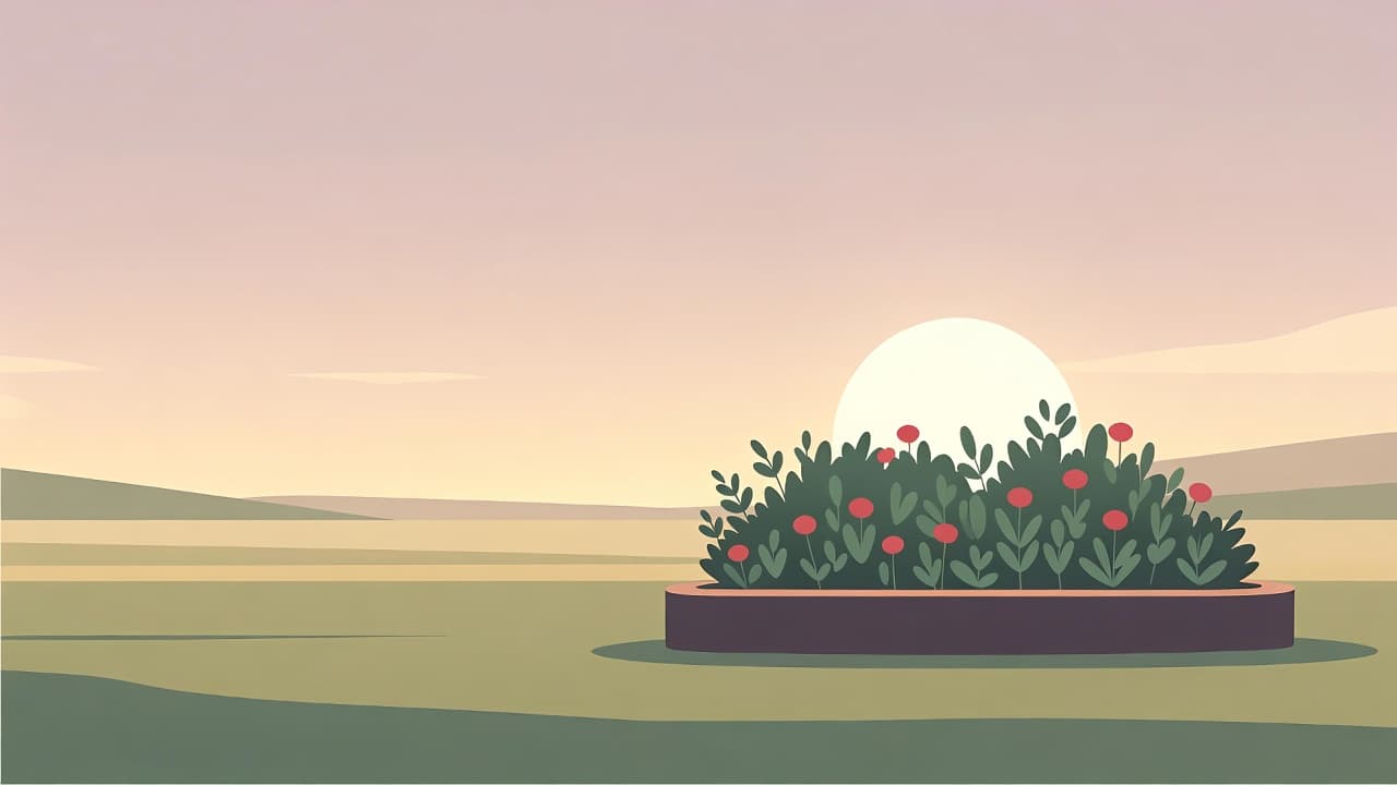 Sunrise over rolling hills — homestead planning